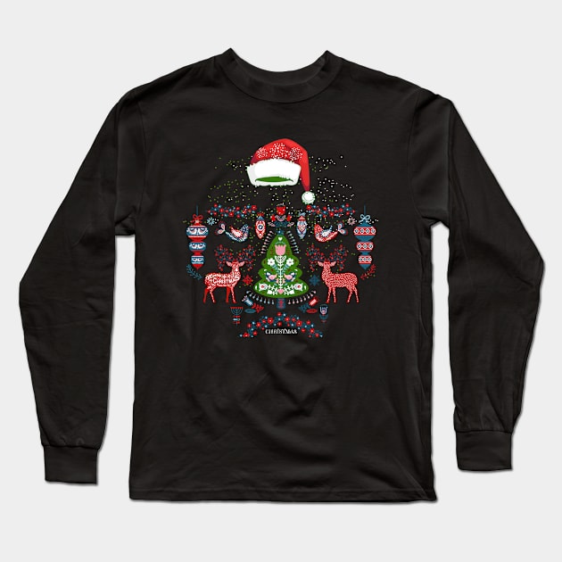 Christmas sweaters/ Ugly Christmas gift/ christmas men women Long Sleeve T-Shirt by UranusArts